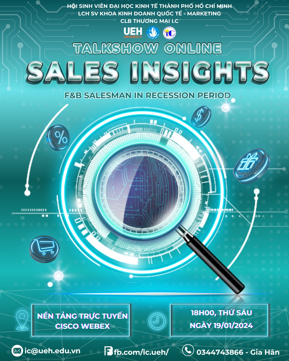 Talkshow Online: Sales Insight 2024 – F&B Salesman in Recession Period