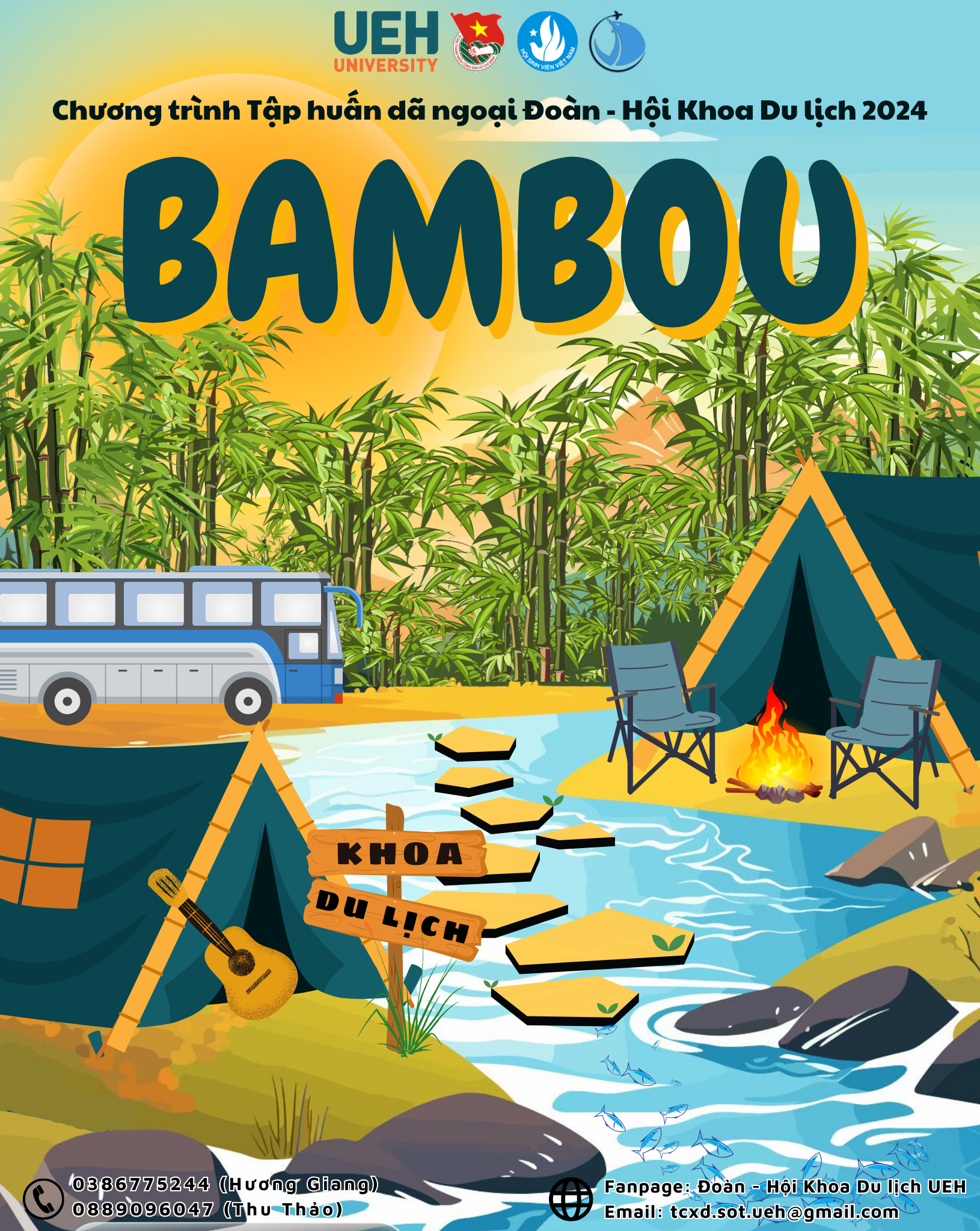 Tập huấn dã ngoại Đoàn - Hội Khoa Du lịch năm 2024: Bambou