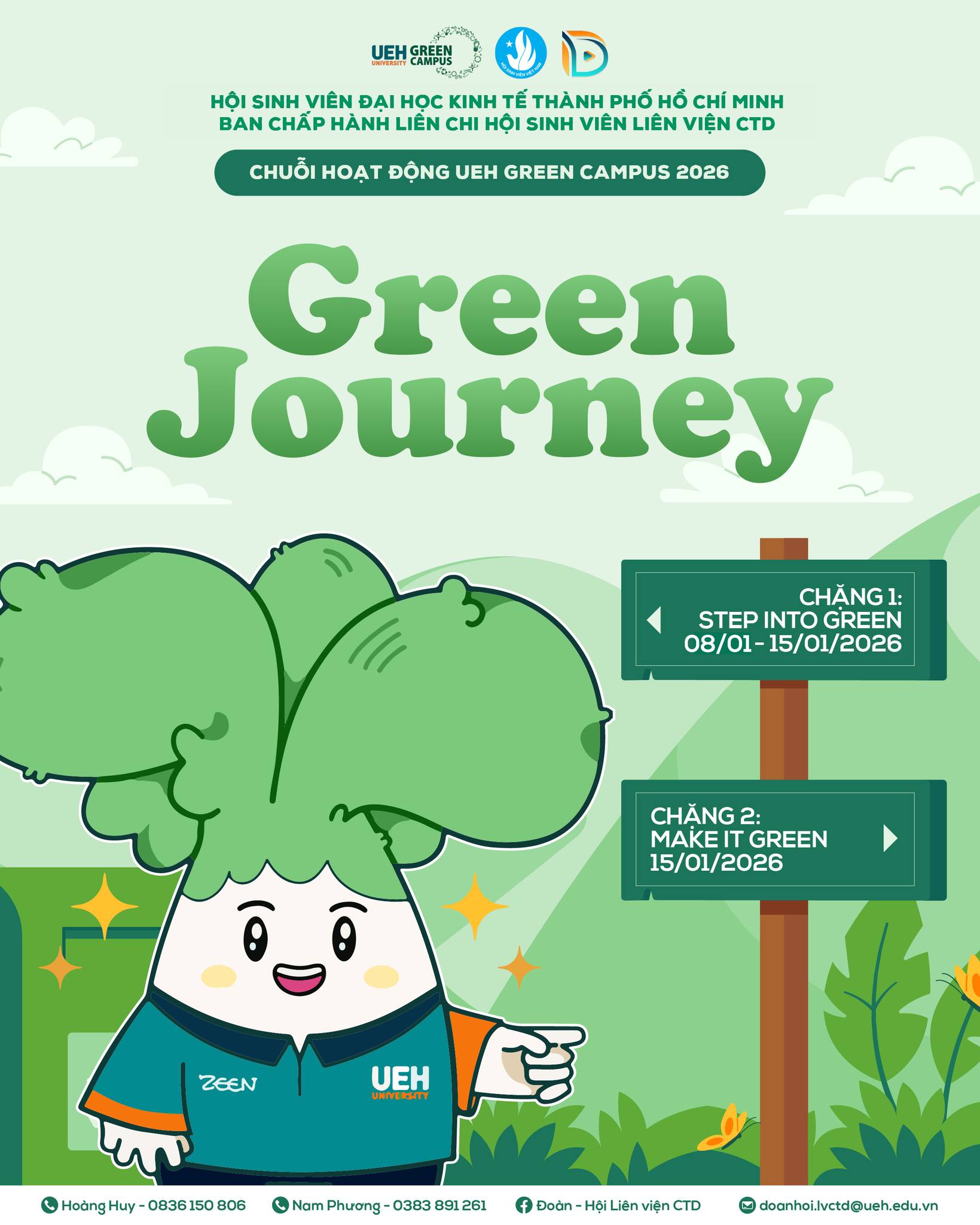 [CTD] UEH Green Campus 2026: Green Journey – hành trình xanh từ những điều gần gũi